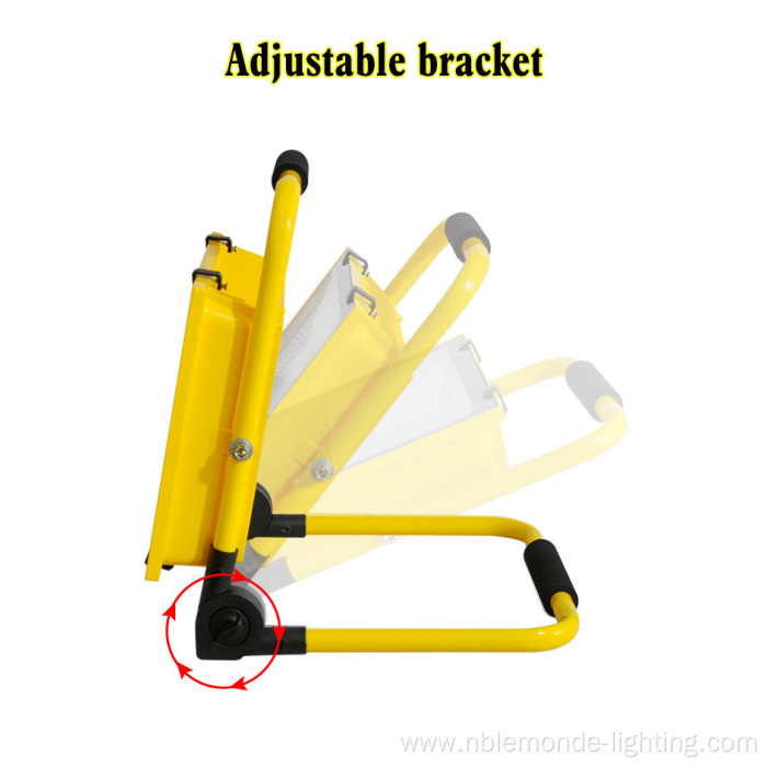 Solar Powered Led Portable Work Light Floodlight